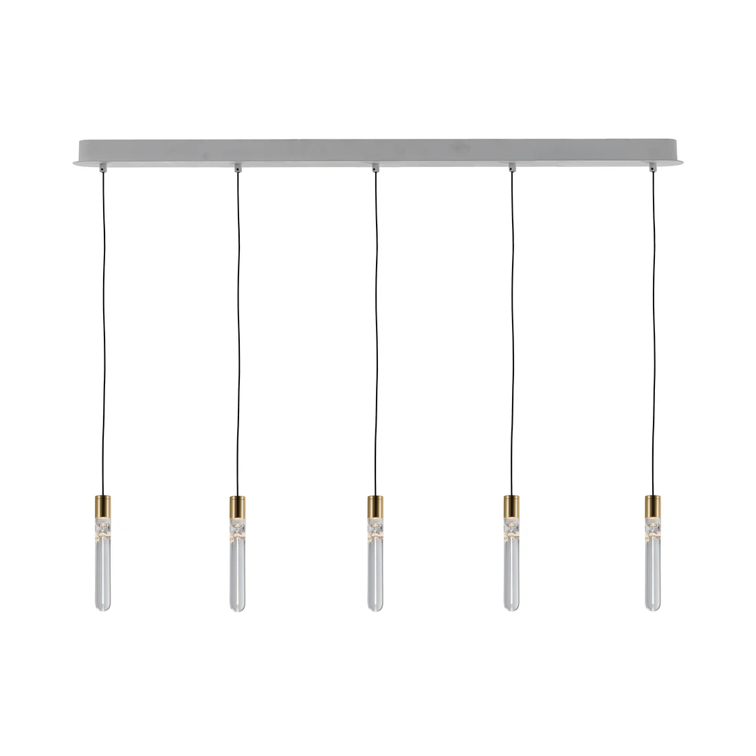 Linear Luxe – 1000mm Shining Gold LED Chandelier