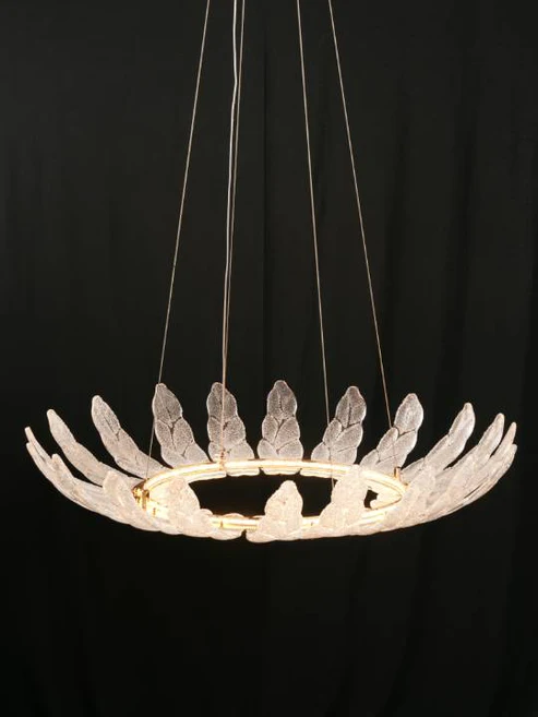 Lumen Grande – 930mm LED Chandelier with Handmade Glass Diffuser