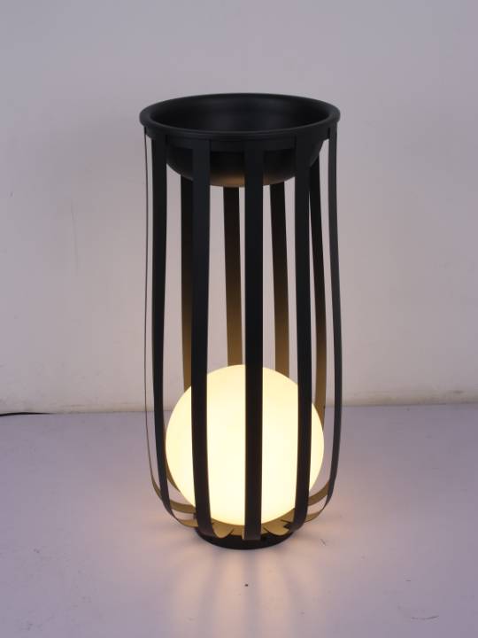 Modern Outdoor Black Bollard Outdoor Light – E27, IP65 Rated