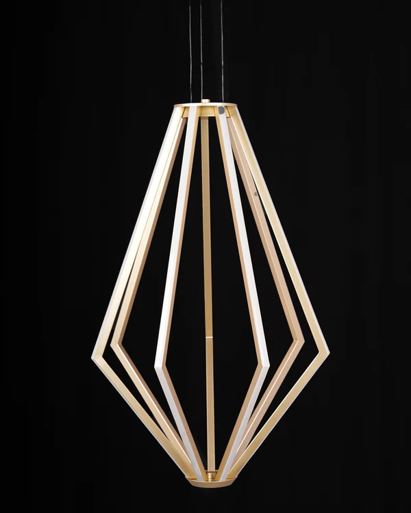Champagne Gold Ceiling Pendant Light – Large