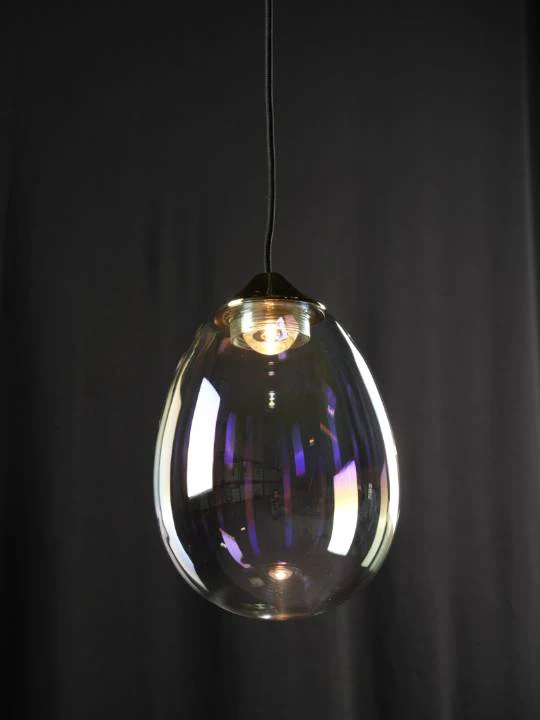 AuraBloom – Rainbow Glass Pendant Light (6W LED)