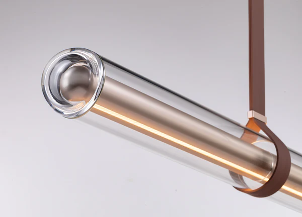 Rose Gold Linear Pendant Light