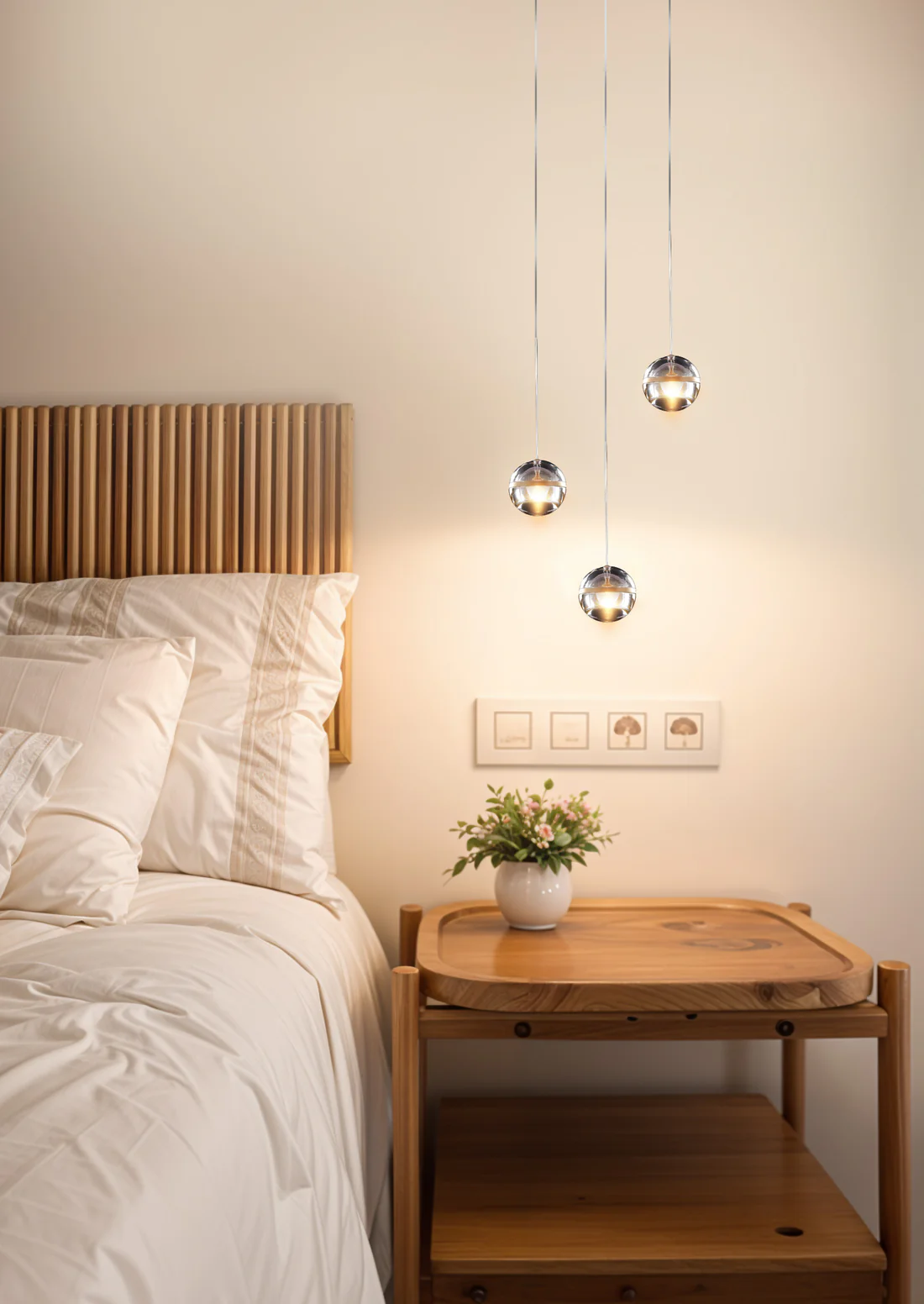 Gold Mini Glass Pendant Light
