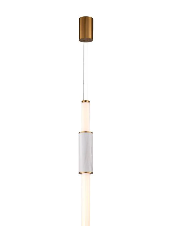 Gold Marble Corner Pendant Light