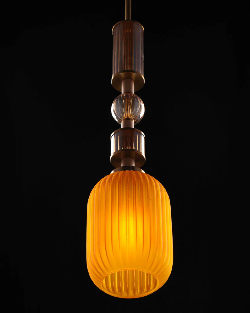 Aurelia Frosted Glass Pendant – Single E27