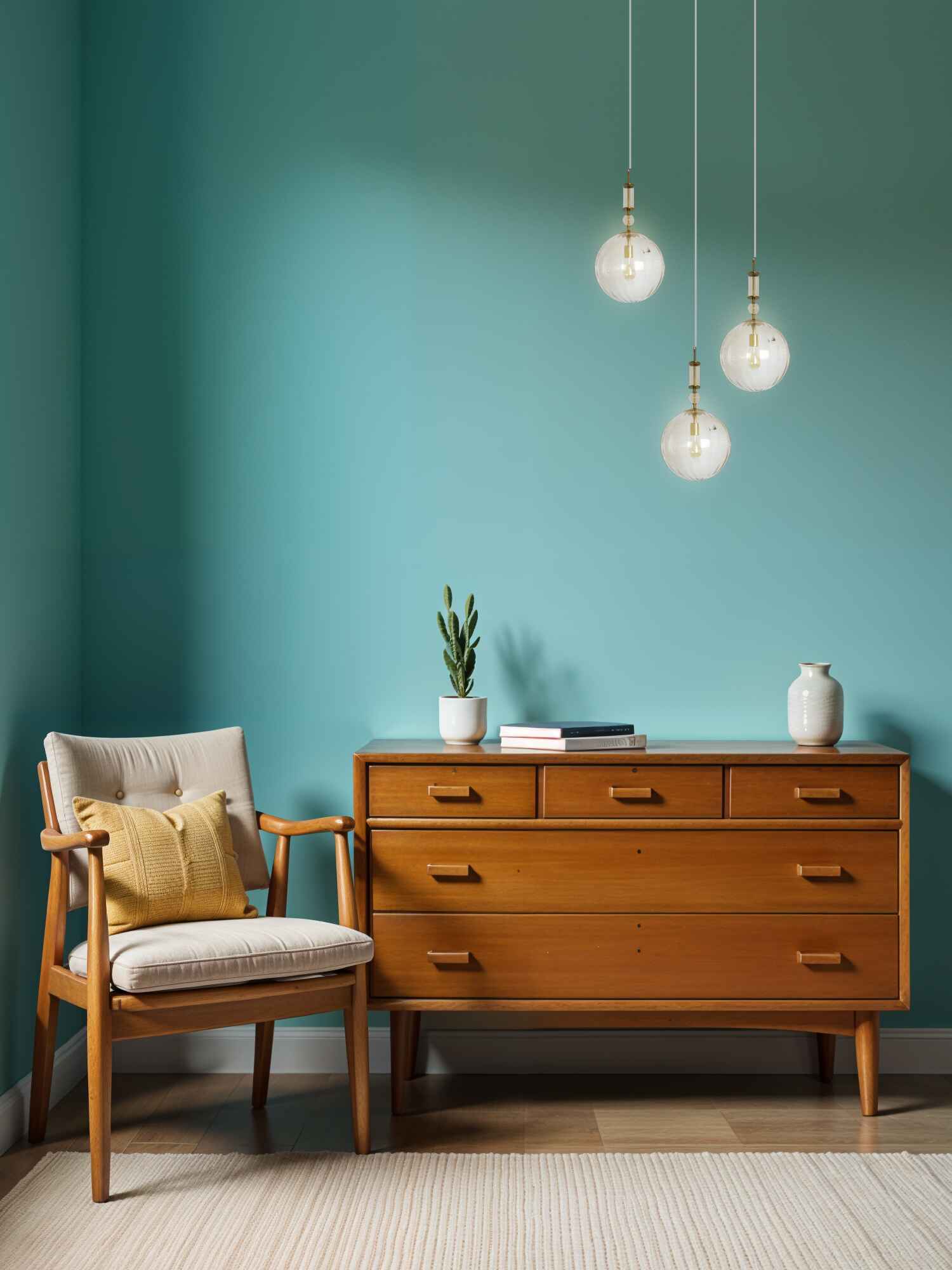 Clara Pendant – Clear Glass Dome with Gold Frame (E27 Holder)