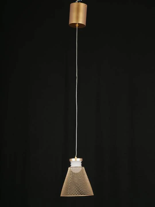 Golden Arc – Elegant Gold LED Pendant (6W)