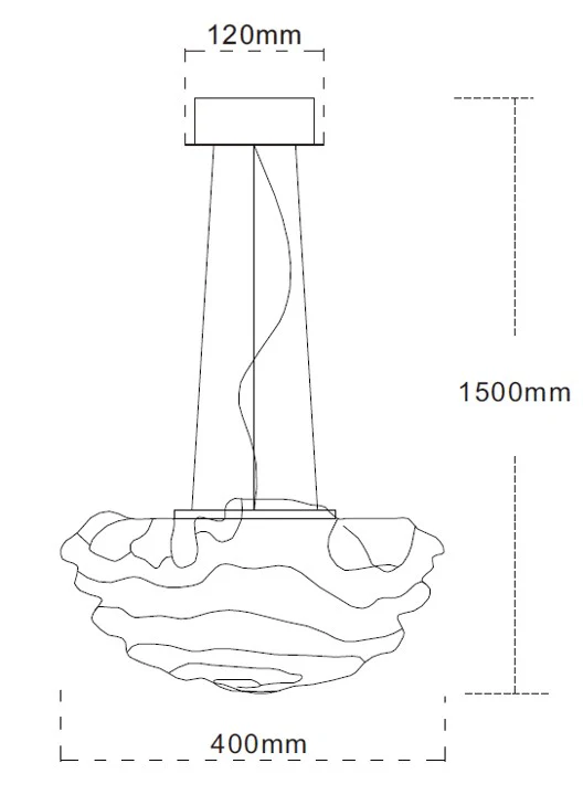 Nickel Dome – 400mm Modern Pendant Light