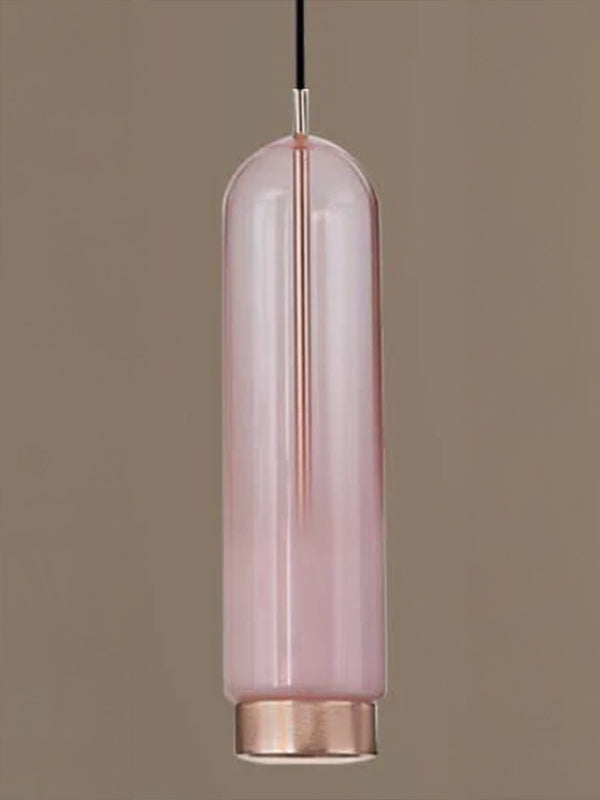 Aurum Drop – Black & Rose Gold Pendant Light