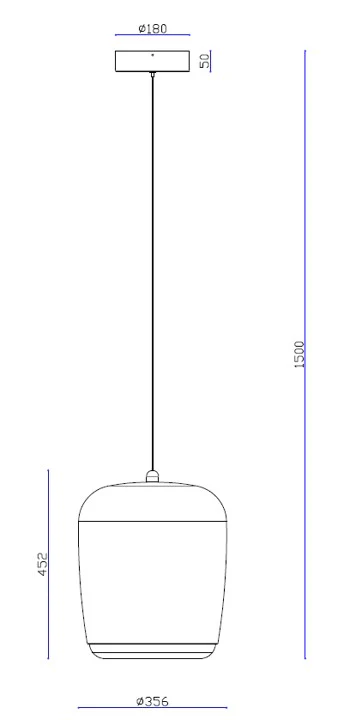 Dual Glow Clear Pendant Light