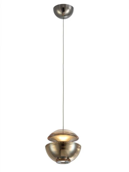 Amber Crystal Pendant Light