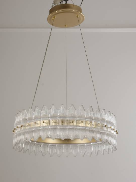 Modern Gold Ring Pendant Light