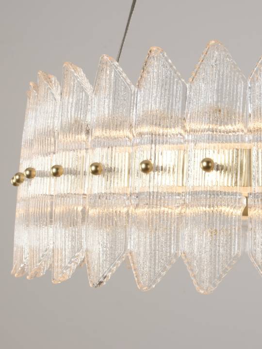 Modern Gold Ring Pendant Light
