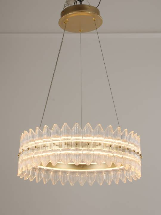 Modern Gold Ring Pendant Light