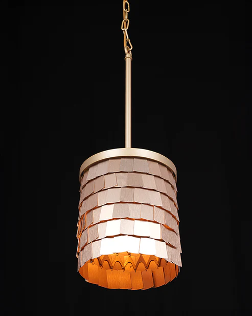 Aurum Disc – Brushed Gold Ceiling Pendant