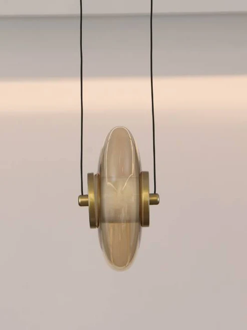 Amber Noir Pendant Light