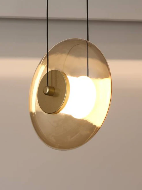 Amber Noir Pendant Light