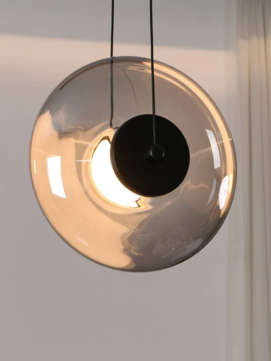 Amber Glow Linear Pendant Light