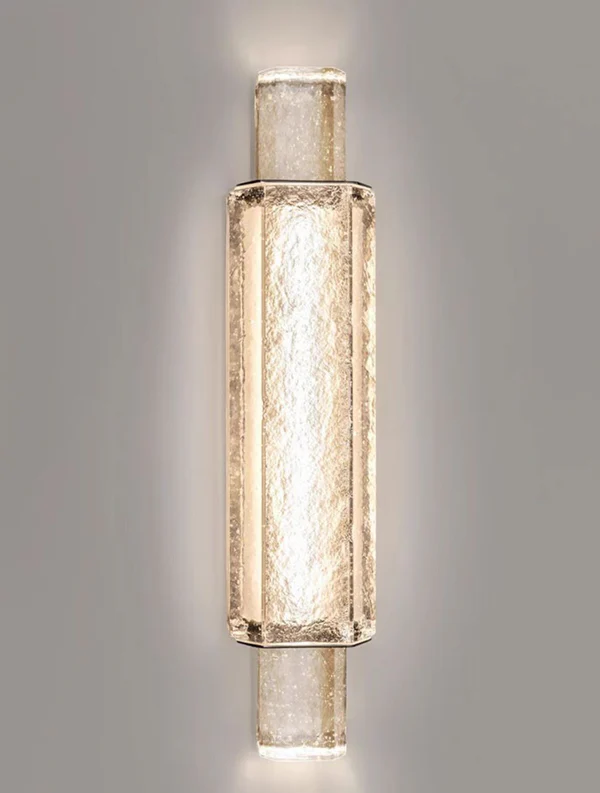 Gold Wall Light with Crystal Diffuser