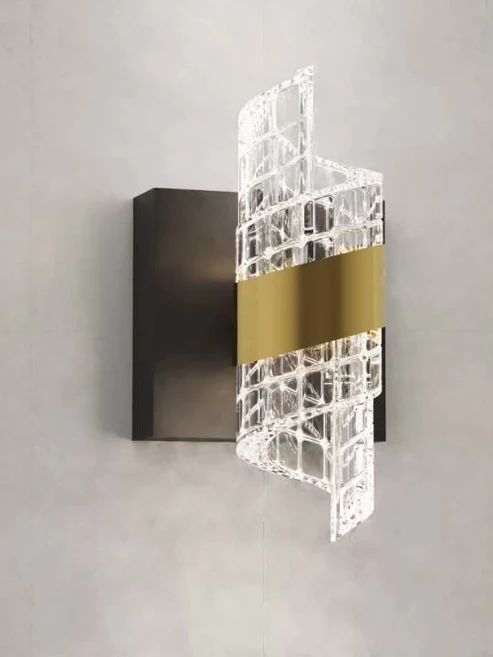 Gold & Matte Black LED Wall Light – 7W