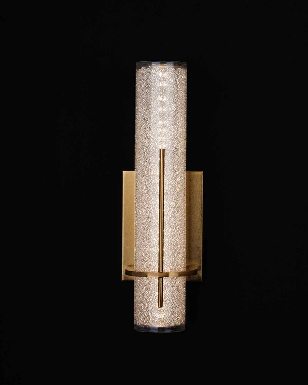 Brass Finish Sugar Glass Wall Light – 8W | DW 1060
