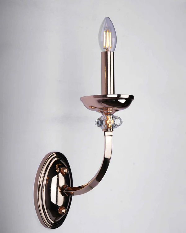 Classic Gold Wall Light – Single E14 Holder