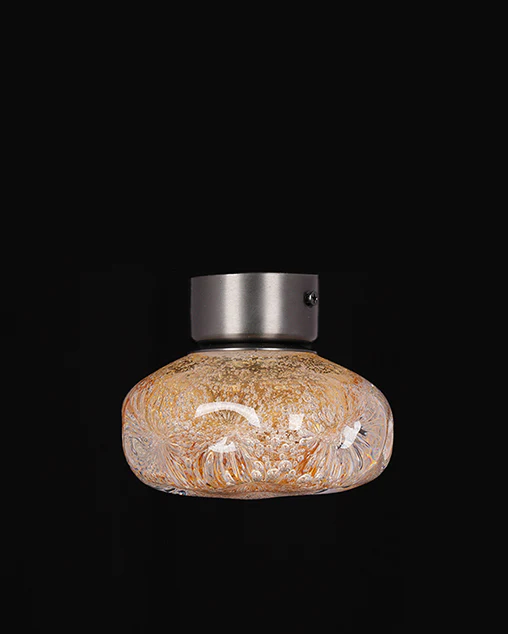 Amber Handmade Glass Wall Light – LED 4W