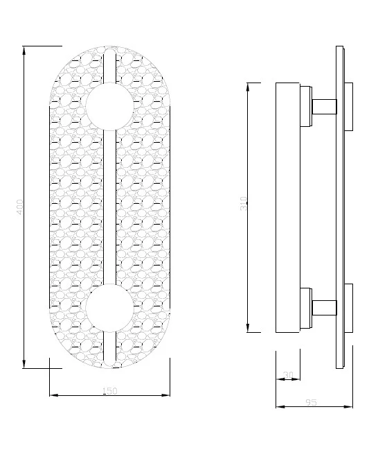 Brass Wall Light with Glass Diffuser – 12W LED
