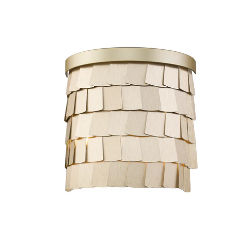 Brushed Gold Minimalist Wall Light – E14