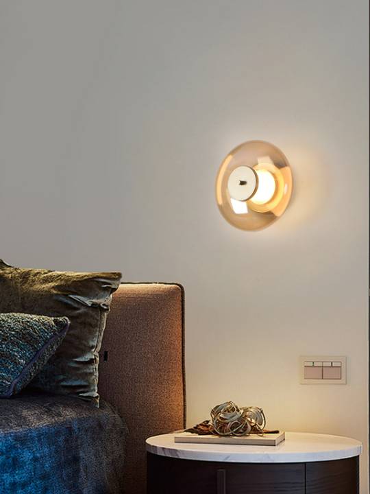 Smoky Grey Outdoor Wall Light – Matte Black Finish (8W)
